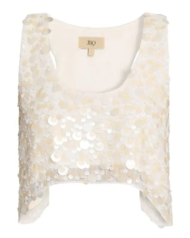 Juliet Sequined Crop Top