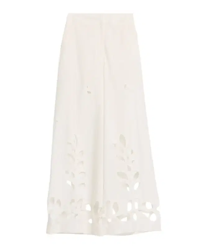 JBQ Hartley Eyelet Embroidered Wide-Leg Pants