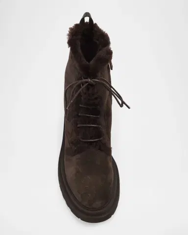 Brunello Cucinelli Monili-Trim Suede Ankle Boots | Thumbnail 3