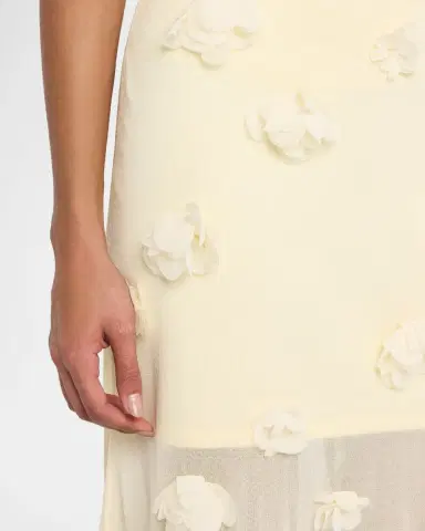 Simkhai Cora Floral Midi Skirt | Thumbnail 5 Simkhai Cora Floral Midi Skirt | Thumbnail 5