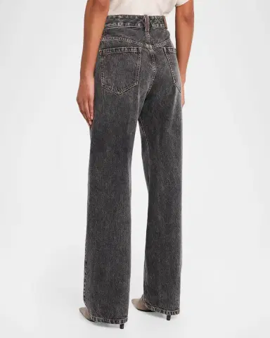 Brunello Cucinelli Authenic Denim Straight-Leg Jeans | Thumbnail 3