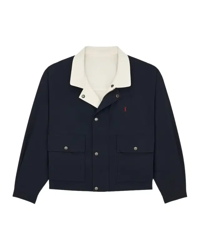 Saint Laurent Cassandre Reversible Cotton Jacket