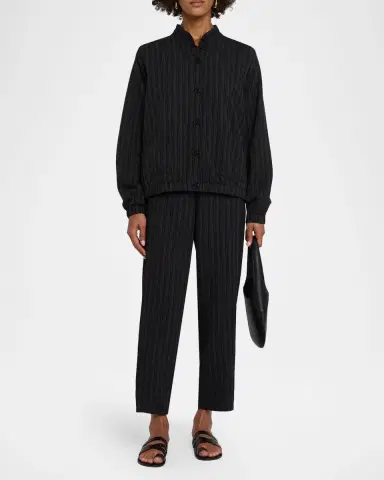 Eileen Fisher Striped Lantern Ankle Pants | Thumbnail 2 Eileen Fisher Striped Lantern Ankle Pants | Thumbnail 2