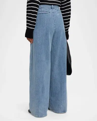 Eileen Fisher Roomy Wide-Leg Stretch Cotton Jeans | Thumbnail 3 Eileen Fisher Roomy Wide-Leg Stretch Cotton Jeans | Thumbnail 3