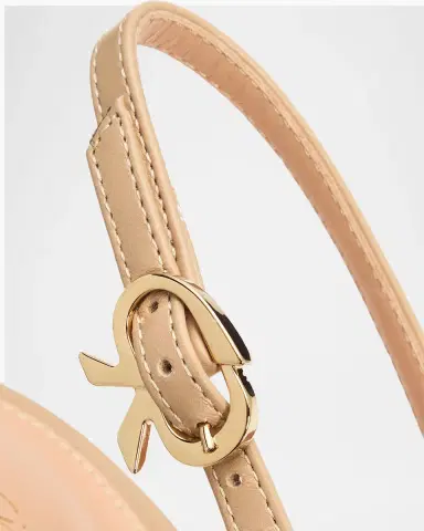 Gianvito Rossi 95mm Sofia Leather Slingback Pumps | Thumbnail 5