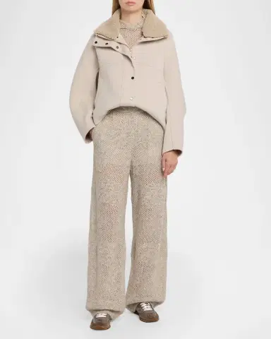 Brunello Cucinelli Dazzling Water Lillies Knit Hooded Vest | Thumbnail 2 Brunello Cucinelli Dazzling Water Lillies Knit Hooded Vest | Thumbnail 2