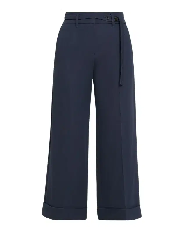 Brunello Cucinelli Fluid Wool Cuffed Pants