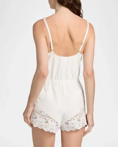 Cosabella Romanza Sleep Romper | Thumbnail 3 Cosabella Romanza Sleep Romper | Thumbnail 3