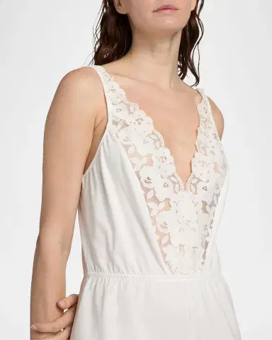 Cosabella Romanza Sleep Romper | Thumbnail 5 Cosabella Romanza Sleep Romper | Thumbnail 5