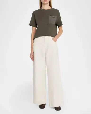 Brunello Cucinelli Cotton Jersey T-Shirt | Thumbnail 2
