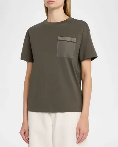 Brunello Cucinelli Cotton Jersey T-Shirt | Thumbnail 4