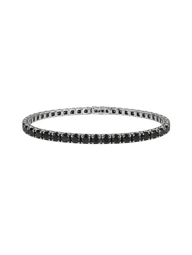 Wish Fine Jewelry 10.67ct Diamond 18K Gold Classic Tennis Bracelet