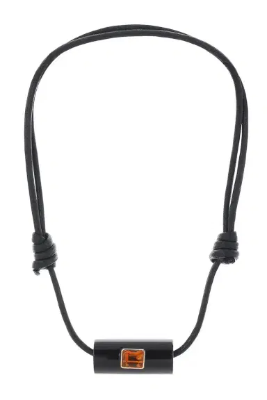 DEZSO BY SARA BELTRÁN Citrine Long Bead Pendant | Thumbnail 1
