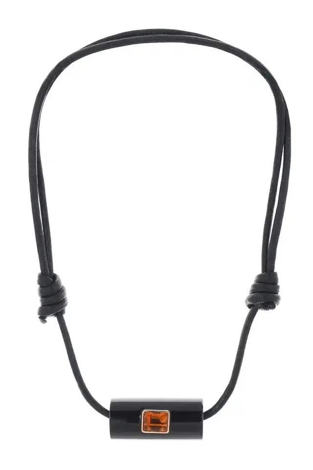 DEZSO BY SARA BELTRAN Citrine Long Bead Pendant