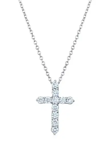 KWIAT Diamond Cross Pendant Necklace - 1.3ctw | Thumbnail 1 KWIAT Diamond Cross Pendant Necklace - 1.3ctw | Thumbnail 1