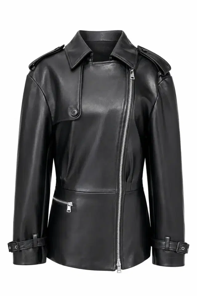 LaQuan Smith Funnel Neck Moto Dress