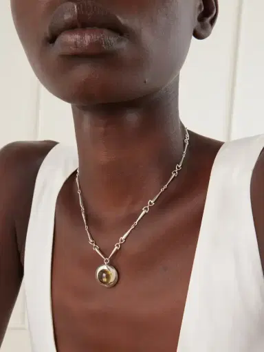 Loren Stewart The Cousteau Sterling Silver And Citrine Necklace | Thumbnail 2