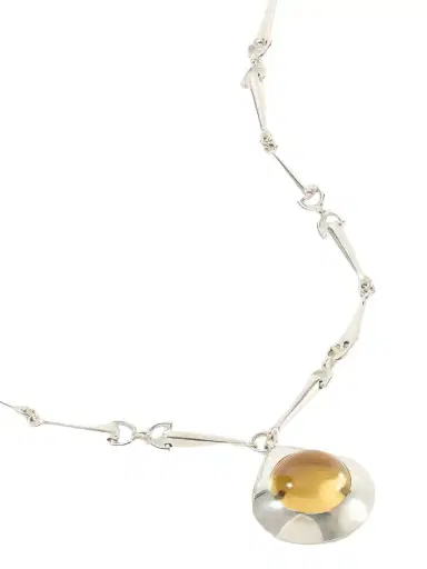 Loren Stewart The Cousteau Sterling Silver And Citrine Necklace | Thumbnail 1