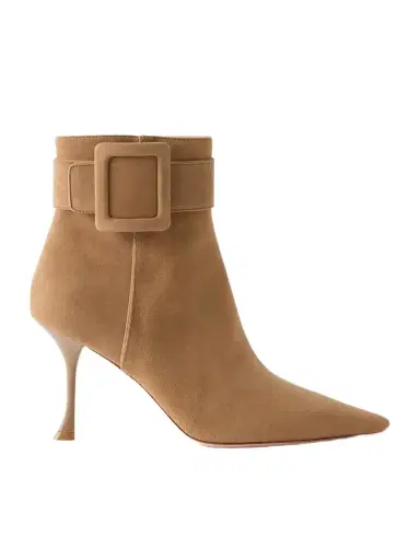 Roger Vivier Viv Ville 85 Suede Ankle Boots | Thumbnail 1 Roger Vivier Viv Ville 85 Suede Ankle Boots | Thumbnail 1
