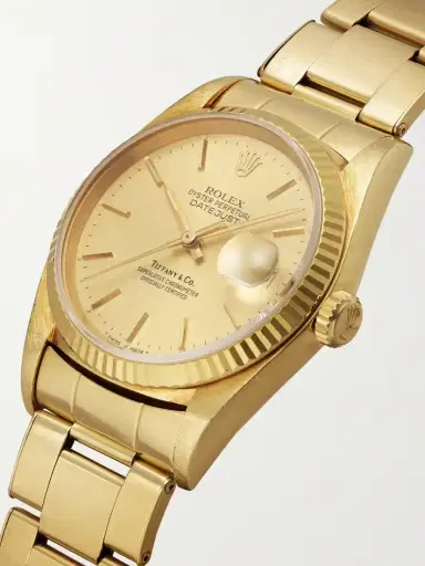 Wind Vintage + Rolex And Tiffany & Co. Vintage 1987 Datejust Automatic 18-karat Gold Watch, Ref. 16018 | Thumbnail 3 Wind Vintage + Rolex And Tiffany & Co. Vintage 1987 Datejust Automatic 18-karat Gold Watch, Ref. 16018 | Thumbnail 3