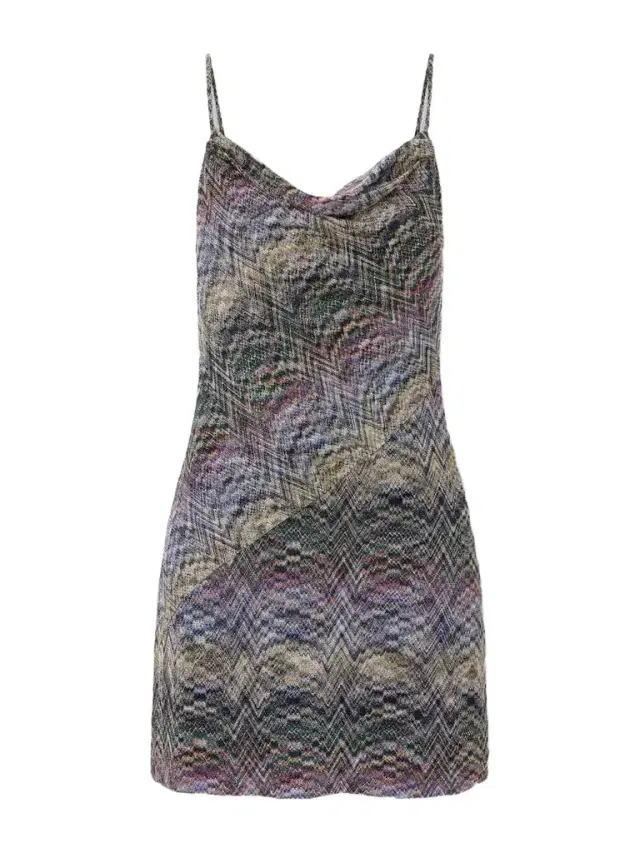 Missoni Metallic Crochet Mini Dress