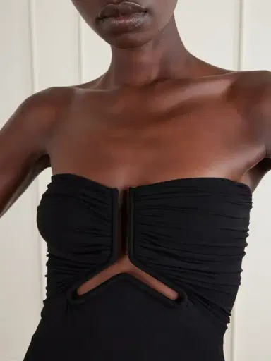 Rick Owens Allanah Strapless Draped Jersey Maxi Dress | Thumbnail 4