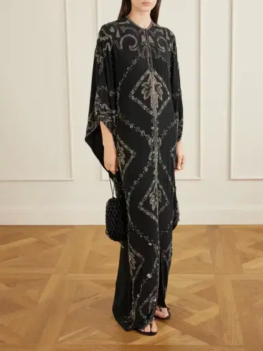 Johanna Ortiz Embellished Silk Maxi Dress | Thumbnail 2