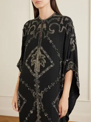Johanna Ortiz Embellished Silk Maxi Dress | Thumbnail 4