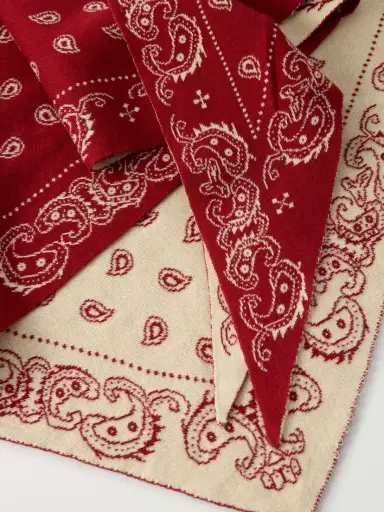 Guest In Residence The Wild Rag Cotton And Silk-blend Jacquard Scarf | Thumbnail 3
