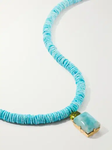 Jennifer Behr Alette Gold-tone Crystal And Stones Necklace | Thumbnail 4 Jennifer Behr Alette Gold-tone Crystal And Stones Necklace | Thumbnail 4