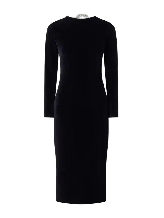 Balmain Open-back Embellished Cotton-blend Velvet Midi Dress
