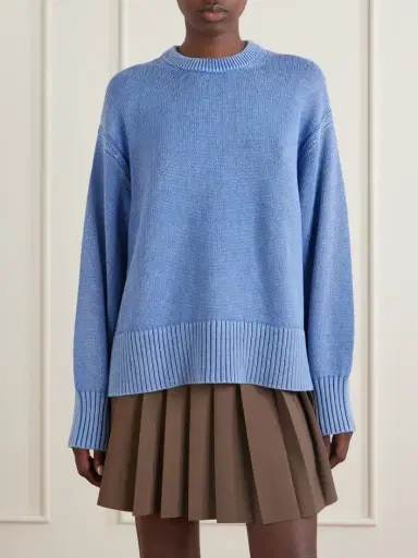 Guest In Residence Sunwash Cozy Cotton And Cashmere-blend Sweater | Thumbnail 3 Guest In Residence Sunwash Cozy Cotton And Cashmere-blend Sweater | Thumbnail 3