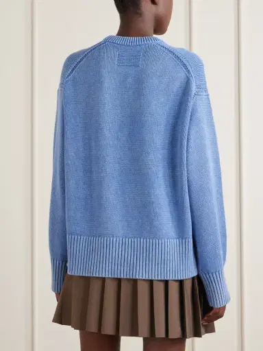 Guest In Residence Sunwash Cozy Cotton And Cashmere-blend Sweater | Thumbnail 4 Guest In Residence Sunwash Cozy Cotton And Cashmere-blend Sweater | Thumbnail 4