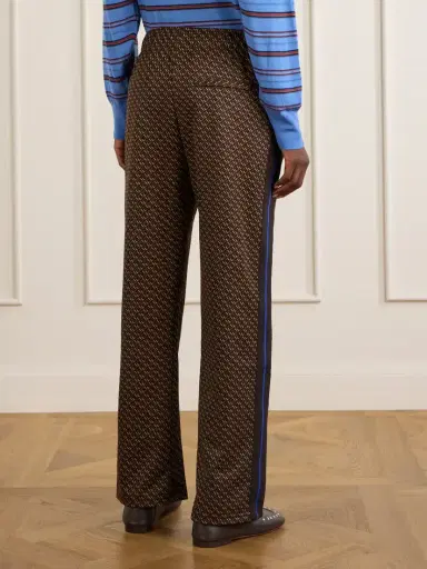 Wales Bonner Mudra Jacquard-woven Jersey Mid-rise Straight-leg Track Pants | Thumbnail 4 Wales Bonner Mudra Jacquard-woven Jersey Mid-rise Straight-leg Track Pants | Thumbnail 4
