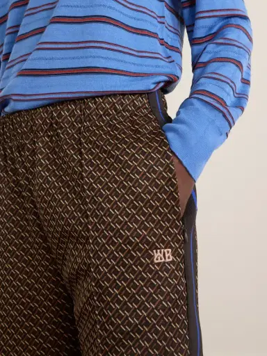 Wales Bonner Mudra Jacquard-woven Jersey Mid-rise Straight-leg Track Pants | Thumbnail 5 Wales Bonner Mudra Jacquard-woven Jersey Mid-rise Straight-leg Track Pants | Thumbnail 5