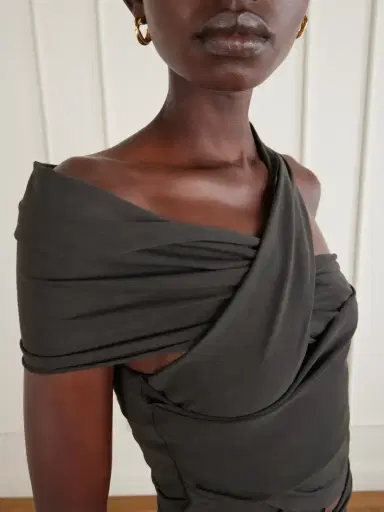 Cortana Myia Asymmetrical Crepe Blouse | Thumbnail 4 Cortana Myia Asymmetrical Crepe Blouse | Thumbnail 4