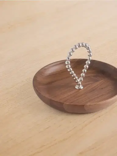 Christofle Perles Silver-plated And Wood Bowl | Thumbnail 2