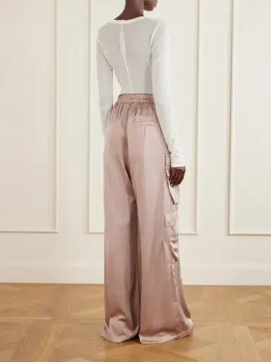Rick Owens Cargobelas Charmeuse Wide-leg Pants | Thumbnail 4 Rick Owens Cargobelas Charmeuse Wide-leg Pants | Thumbnail 4