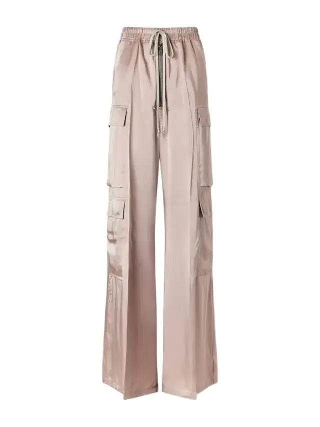 Rick Owens Cargobelas Charmeuse Wide-leg Pants