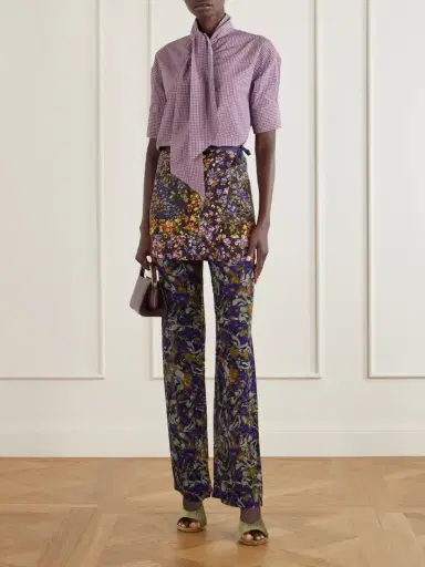 Dries Van Noten Floral-print Satin Mini Skirt | Thumbnail 2 Dries Van Noten Floral-print Satin Mini Skirt | Thumbnail 2