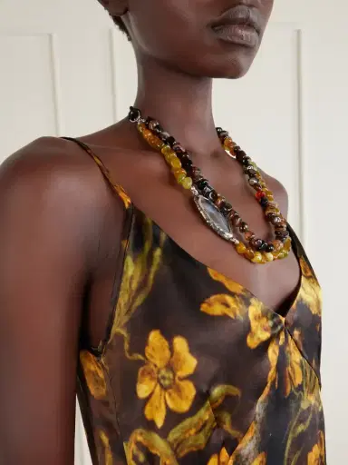 Dries Van Noten Floral-print Silk-satin Midi Dress | Thumbnail 4