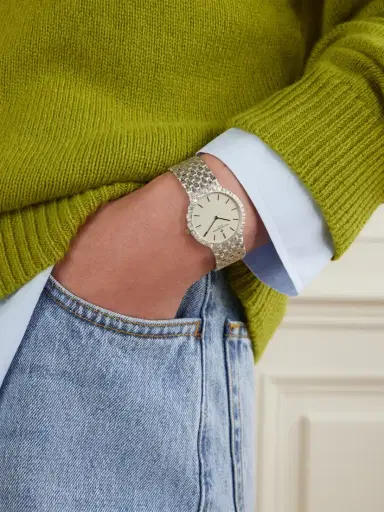 Stephanie Windsor + Vacheron Constantin Vintage 1980s Mesh Doll Hand-wound 18-karat White Gold Watch (7.25'' Wrist) | Thumbnail 2