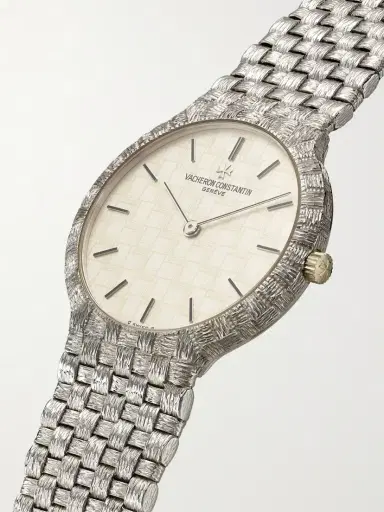 Stephanie Windsor + Vacheron Constantin Vintage 1980s Mesh Doll Hand-wound 18-karat White Gold Watch (7.25'' Wrist) | Thumbnail 3