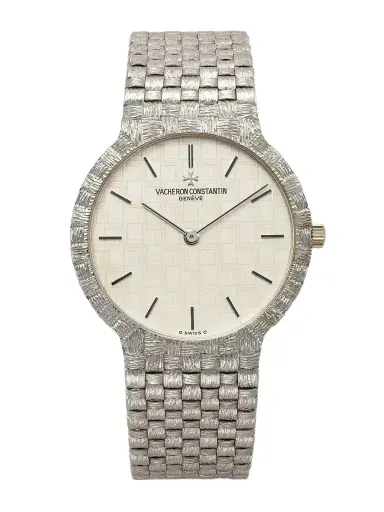 Stephanie Windsor + Vacheron Constantin Vintage 1980s Mesh Doll Hand-wound 18-karat White Gold Watch (7.25'' Wrist) | Thumbnail 1