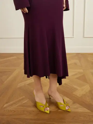 Victoria Beckham Harlow Mask 55 Satin Sandals | Thumbnail 2