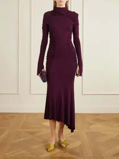 Victoria Beckham Harlow Mask 55 Satin Sandals | Thumbnail 4