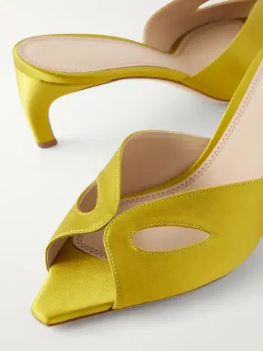 Victoria Beckham Harlow Mask 55 Satin Sandals | Thumbnail 5