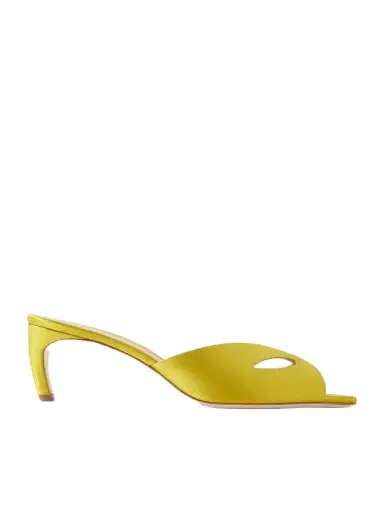 Victoria Beckham Harlow Mask 55 Satin Sandals | Thumbnail 1