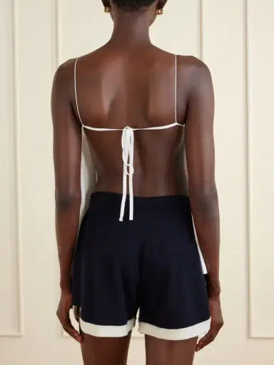 Jacquemus Le Haut Voile Open-back Jersey Top | Thumbnail 4