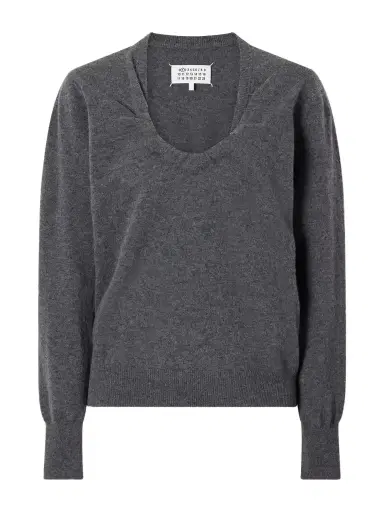 Maison Margiela Twist Virgin Wool Sweatshirt | Thumbnail 1